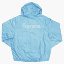 Supreme Lacoste Reflective Grid Nylon Anorak Blue