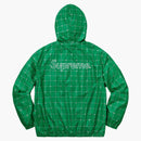 Supreme Lacoste Reflective Grid Nylon Anorak Green