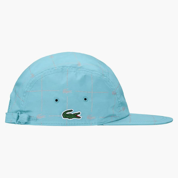 Supremo Lacoste Reflective Grid Nylon Camp Cap Blue