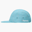 Supreme Lacoste Reflective Grid Nylon Camp Cap Blue