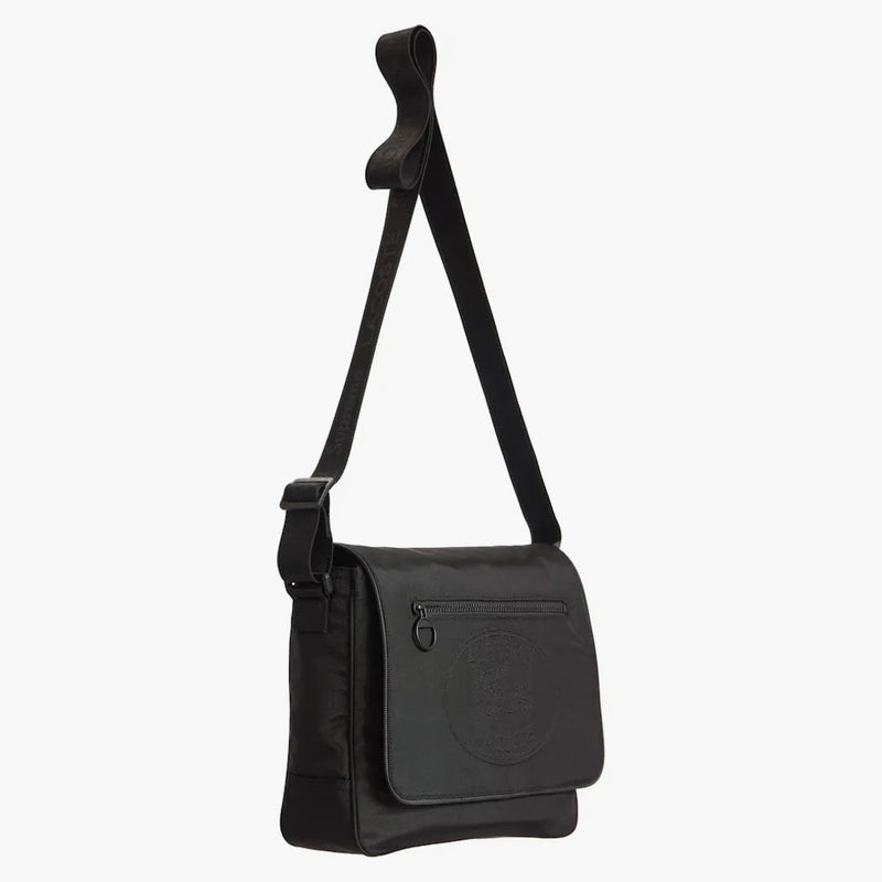 Högsta lacoste liten messenger väska svart