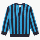 Supreme Lacoste Stripe Cardigan Navy