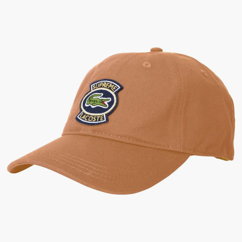 Supreme Lacoste Twill 6-panel Light Brown