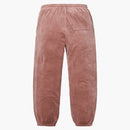 Supreme Lacoste Velor Track Pant Light Maroon