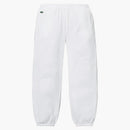 Supreme Lacoste Velor Track Pant White