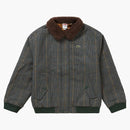 Supreme Lacoste Wool Bomber Jacket Plaid