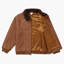 Supreme Lacoste Wool Bomber Jacket Tan