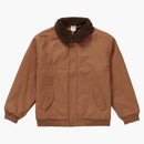 Supreme Lacoste Wool Bomber Jacket Tan