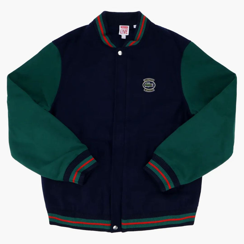 Giacca varsity lacosta suprema lacosta navy