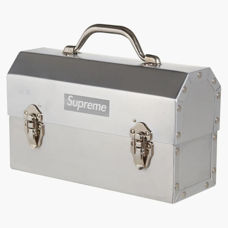 Supreme L. May MFG Inc. Miner's Lunchbox Silver