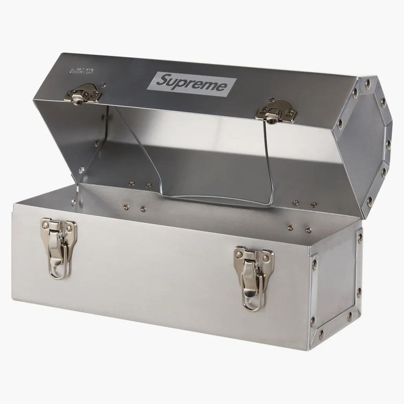 Supreme L. May MFG Inc. Miner's Lunchbox Silver