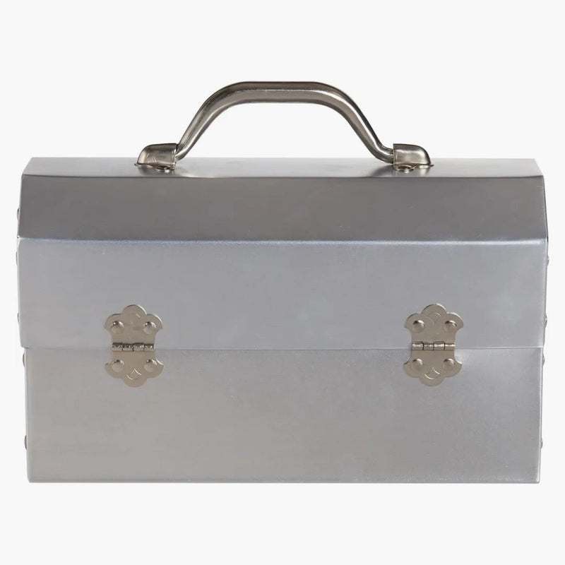 Supreme L. May MFG Inc. Miner's Lunchbox Silver
