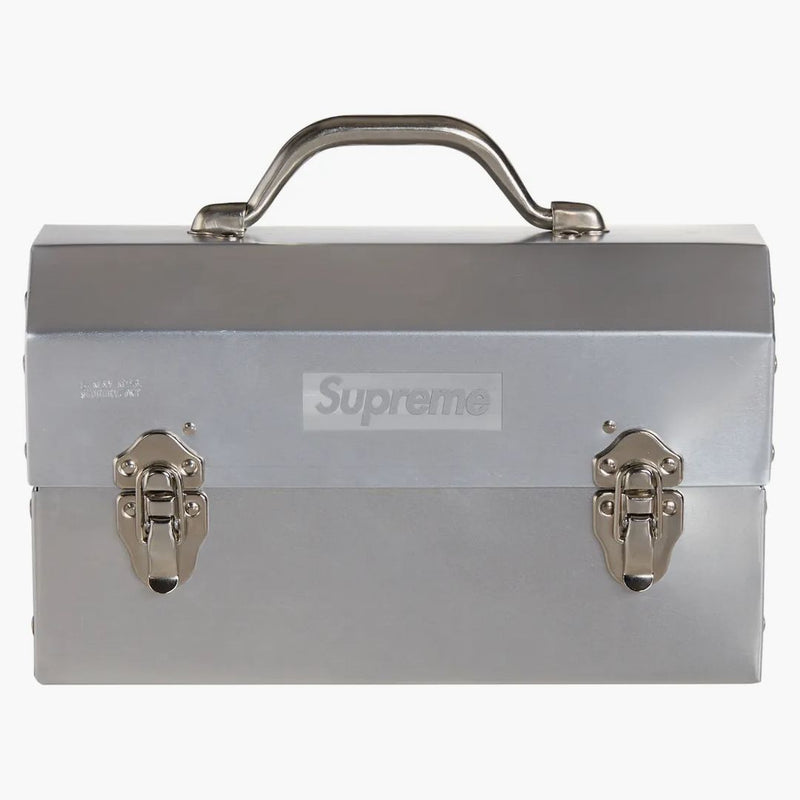 Supreme L. May MFG Inc. Miner's Lunchbox Silver