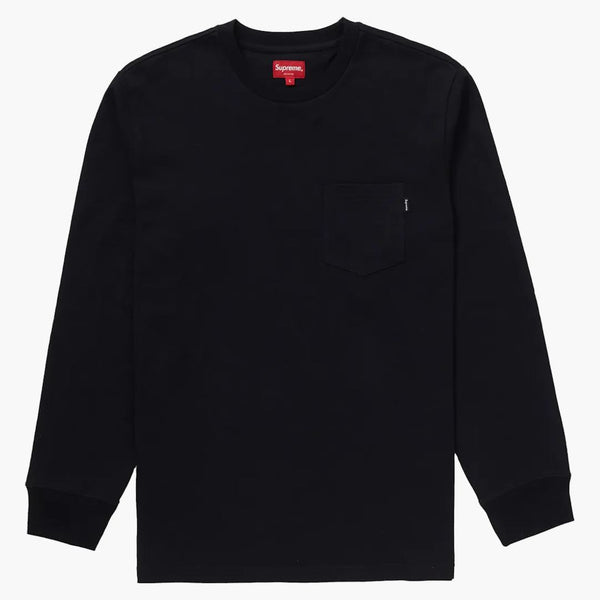 Supreme L/s Pocket Tee Black
