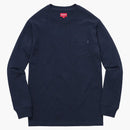 Supreme L/s Pocket Tea Navy