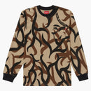 Supreme l/s pocket tea tan tribal camo