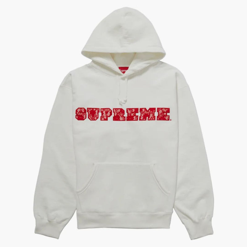 Supreme Lace Hooded Sweatshirt White