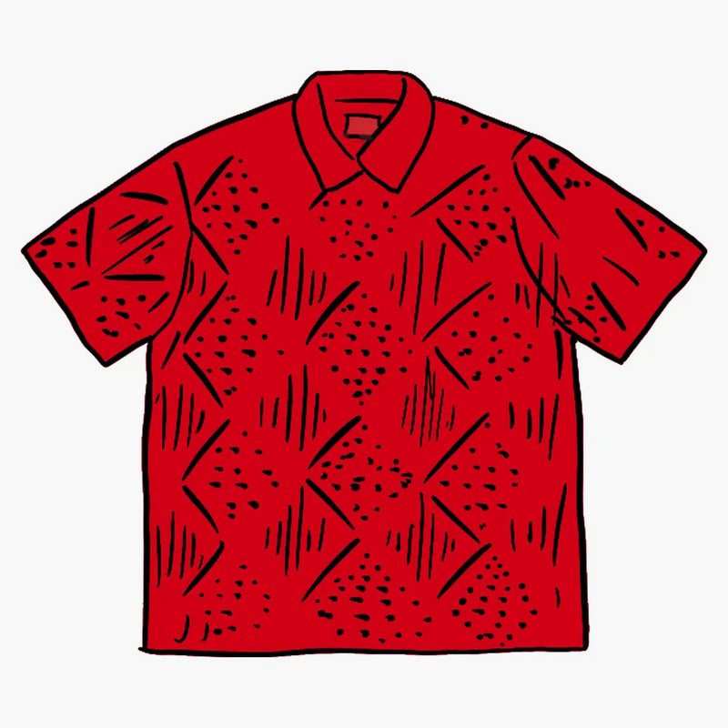 Supreme Lace S/S Shirt Red