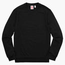 Supreme Lacoste Pique Crewneck Black