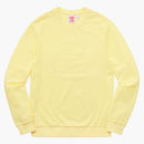 Supreme Lacoste Pique Crewneck Light Yellow