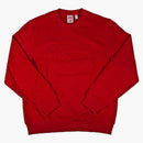 Supreme Lacoste Pique Crewneck Red
