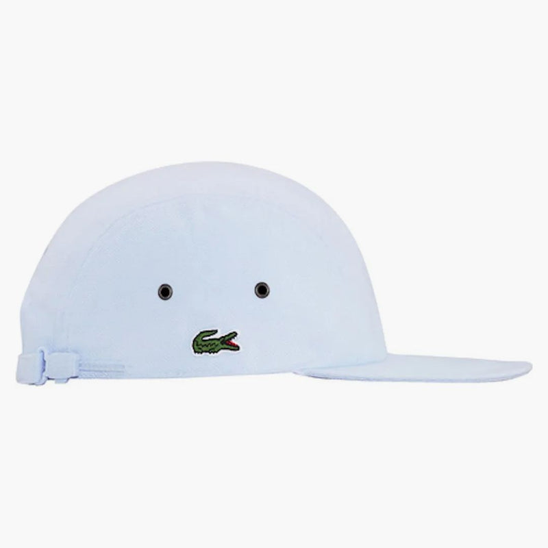 Supreme Lacoste Pique Knit Camp Cap ljusblå