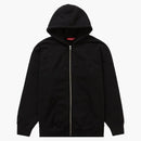 Supreme lakshmi zip up hooded sweatshirt black