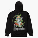 Supreme lakshmi zip up hooded sweatshirt black
