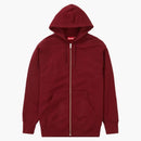 Supreme lakshmi zip up hooded sweatshirt cardinal