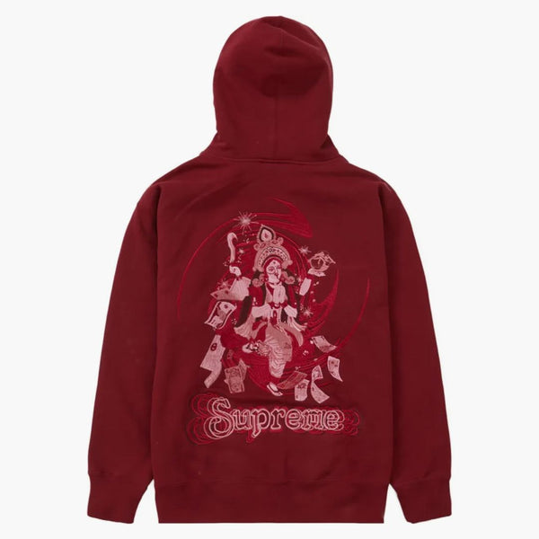 Supreme Lakshmi Zip Up Hooded Sweatshirt Cardinal