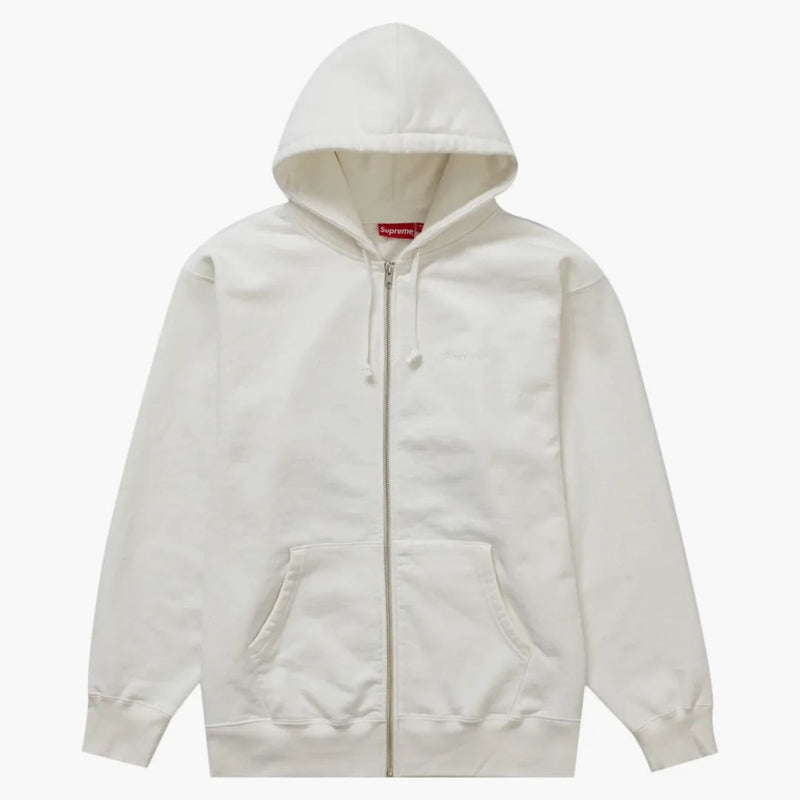 Supreme Lakshmi Zip Up Hooded Sweatshirt White