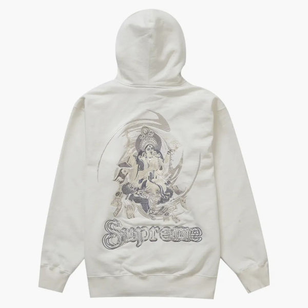 Supreme Lakshmi Zip Up Hooded Sweatshirt White