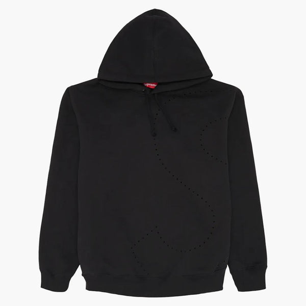 Supreme Laser Cut S Logo Hooded Sweatshirt Black