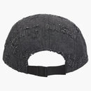 Supreme Lasered Denim Camp Cap Black
