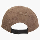 Supreme Lasered Denim Camp Cap Brown