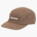 Supreme Lasered Denim Camp Cap Brown