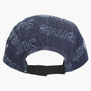 Supreme Lasered Denim Camp Cap Navy