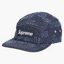 Supreme Lasered Denim Camp Cap Navy