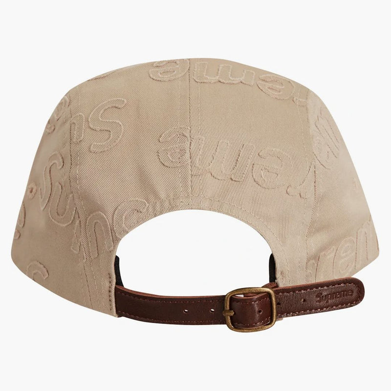 Supreme Lasered Twill Camp Cap Tan
