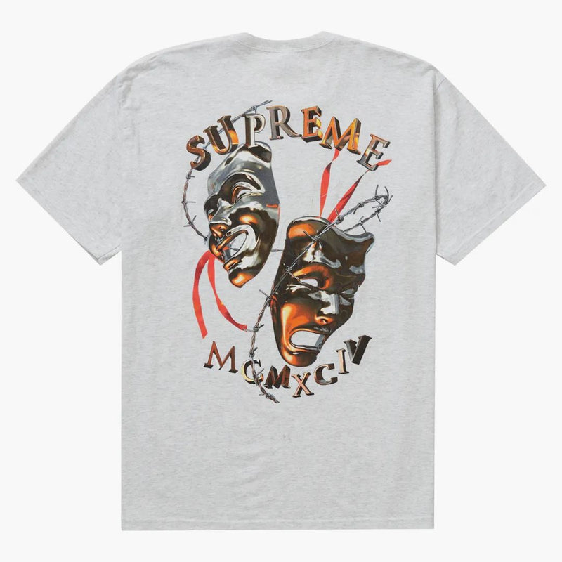Supreme Laugh Now Tee Ash Grey