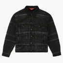 Supreme Layered Denim Trucker Jacket Black