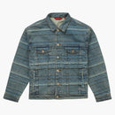 Supreme Layered Denim Trucker Jacket Washed Blue