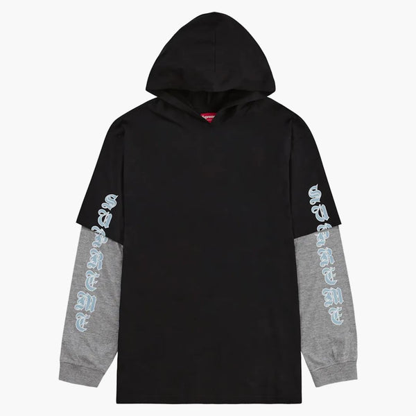 Nejvyšší vrstvená kapuce L/S Top Black