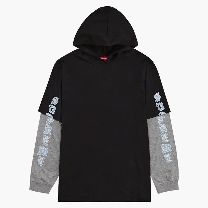 Nejvyšší vrstvená kapuce L/S Top Black