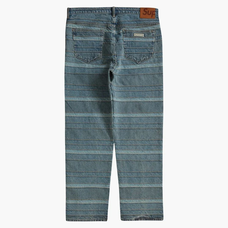 Supreme Layered Jean Washed Blue