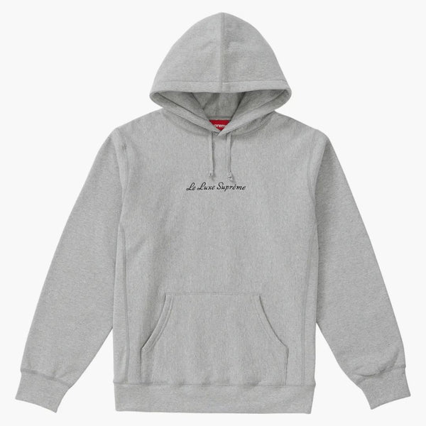 Supreme Le Luxe Hooded Sweatshirt Heather Grey