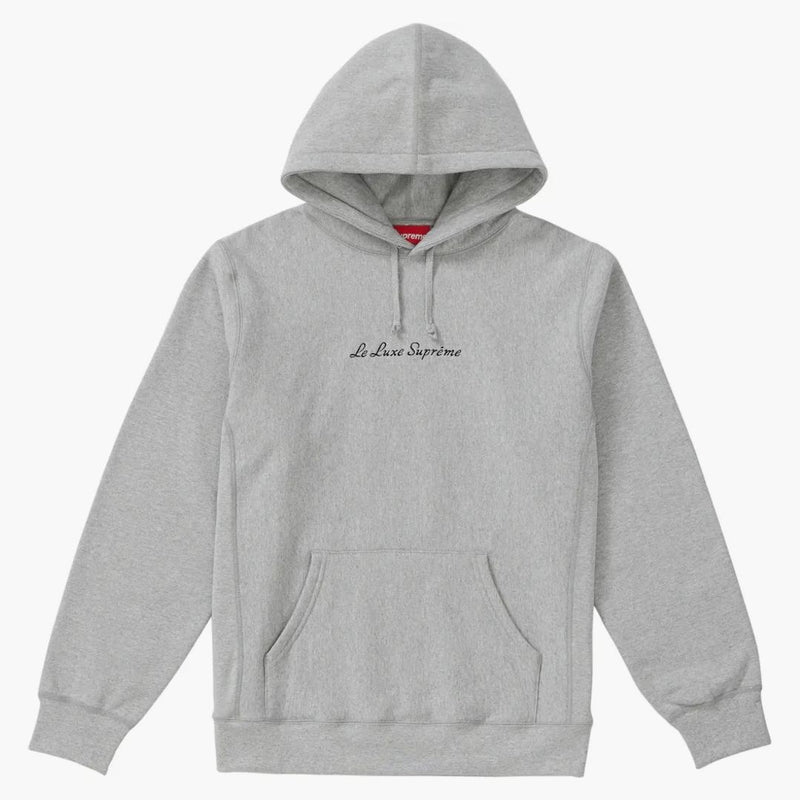 Supreme Le Luxe Hooded Sweatshirt Heather Grey