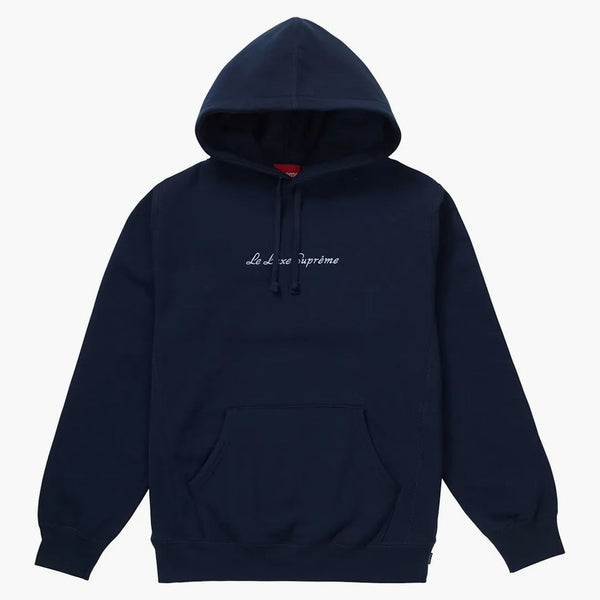 Supreme Le Luxe Hooded Sweatshirt Navy