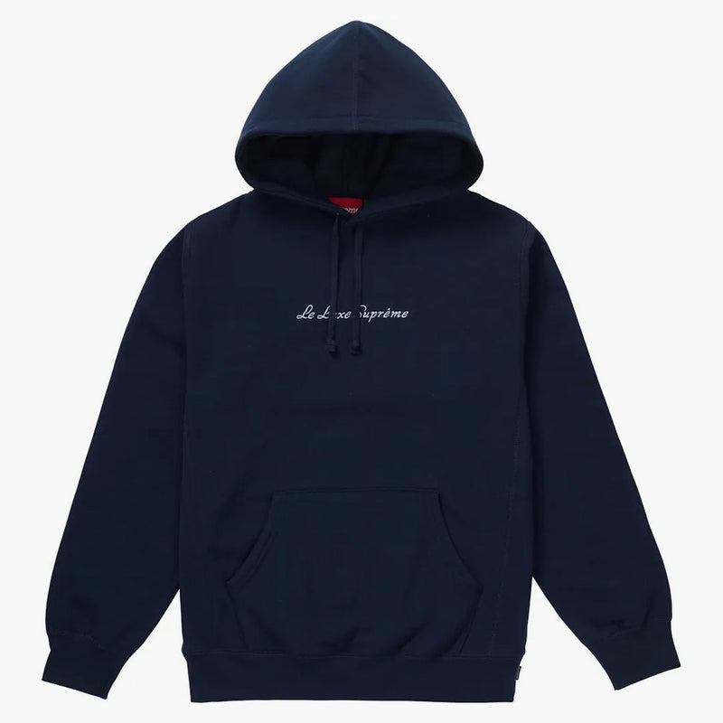 Supreme Le Luxe Felpa con cappuccio blu scuro