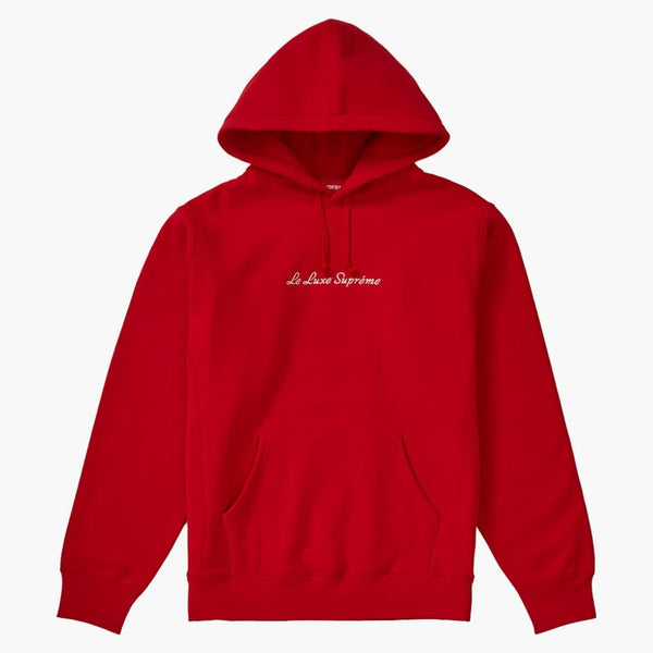 Supreme Le Luxe Hooded Sweatshirt Red